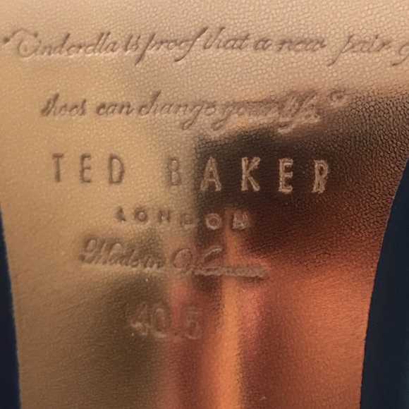 Ted Baker  floral print heels without the box - Picture 4 of 4